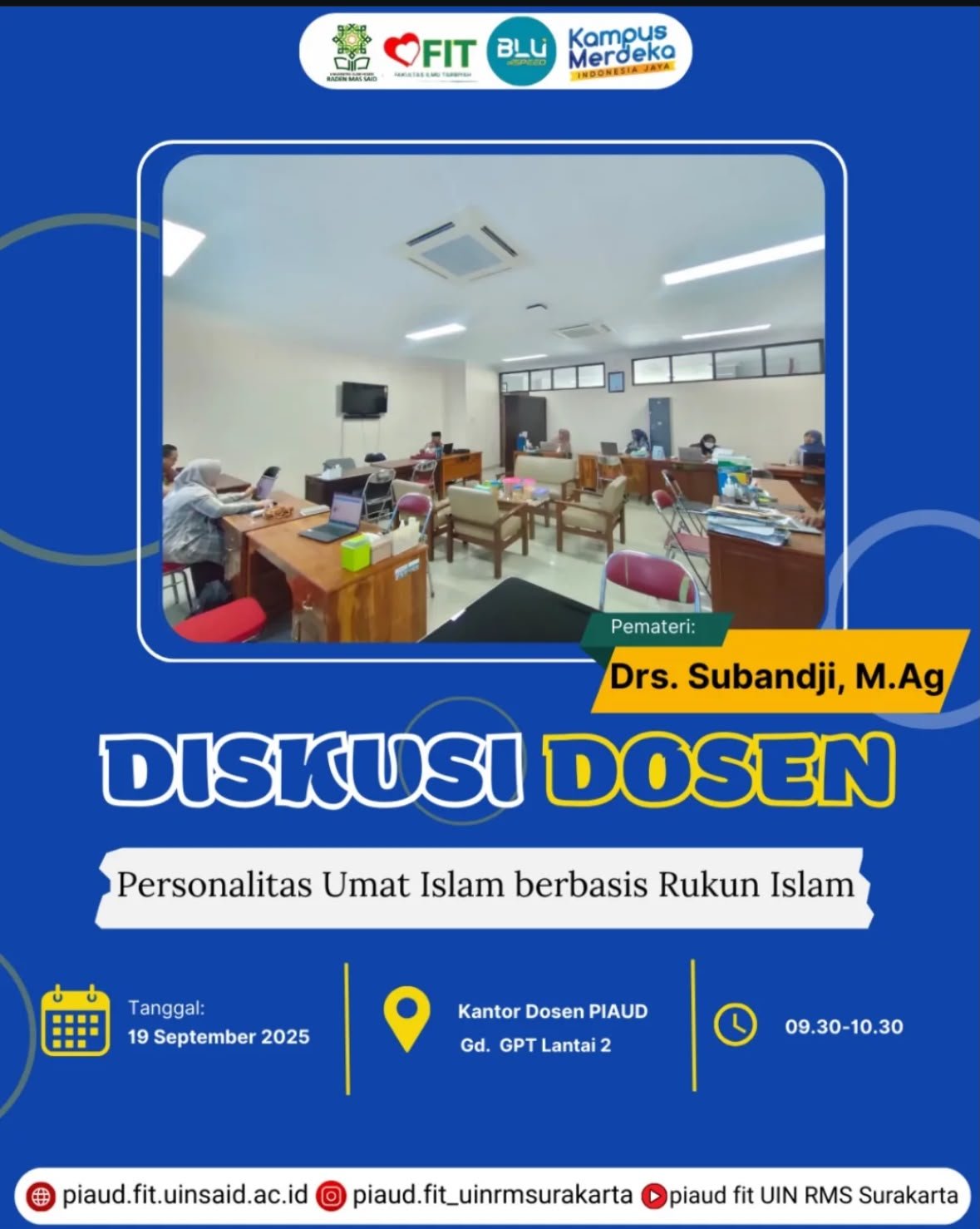 Diskusi Dosen Angkat Tema 